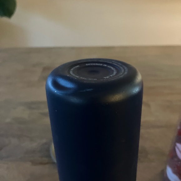 STARBUCKS Water Bottle Cup Stainless Steel Navy Blue 20 oz Tumbler Octagon Hook - Picture 3 of 4